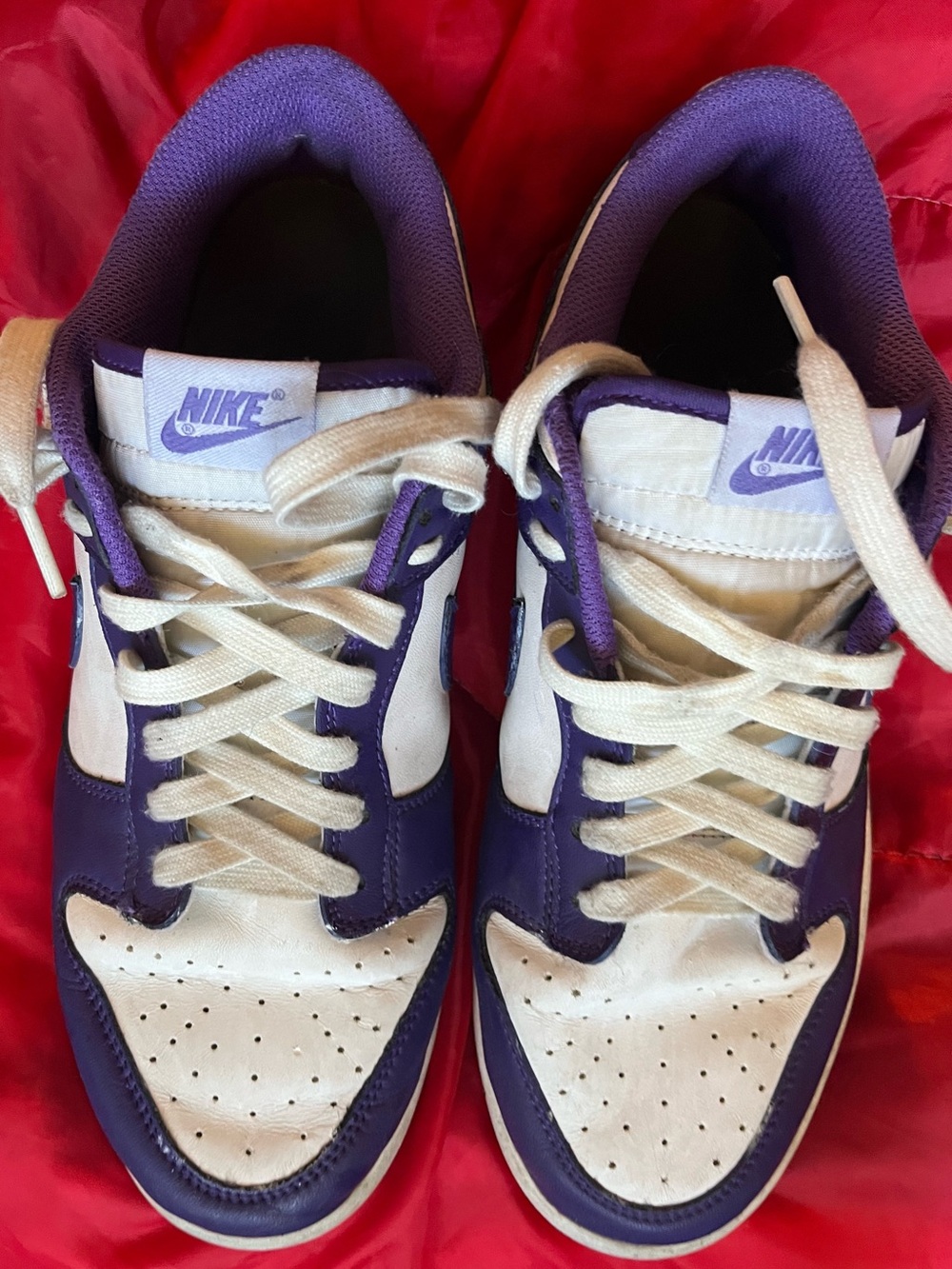 Nike Championship White and Purple Low-Top Sneaker Mens Tennis Shoe 11 1/2
